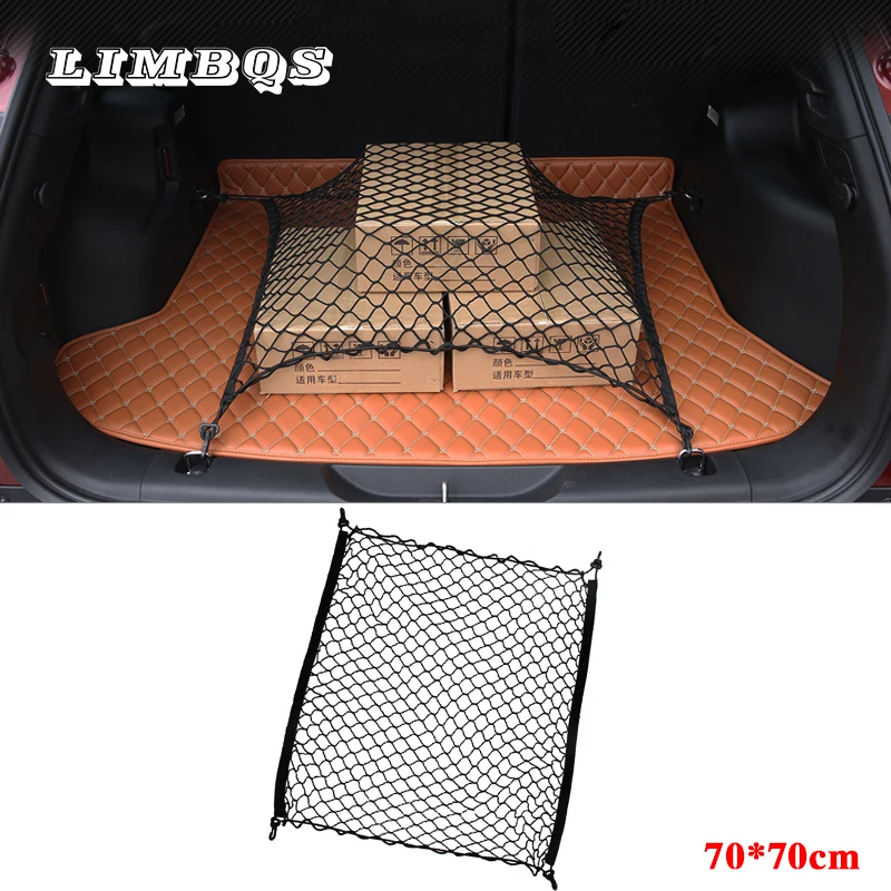 

Car storage net pocket at back rear elastic string net magic sticker for bmw f10 f11 f30 f32 g30 universal luggage nets pocket