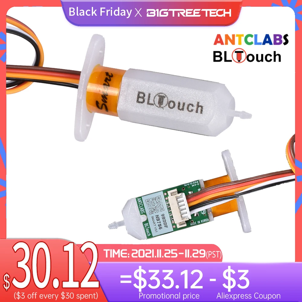 ANTCLABS BLTouch V3.1 Auto Bed Leveling Sensor Improve Premium Precision SKR V1.3 MINI E3 ender 3 Pro 3D Printer Parts BL Touch |