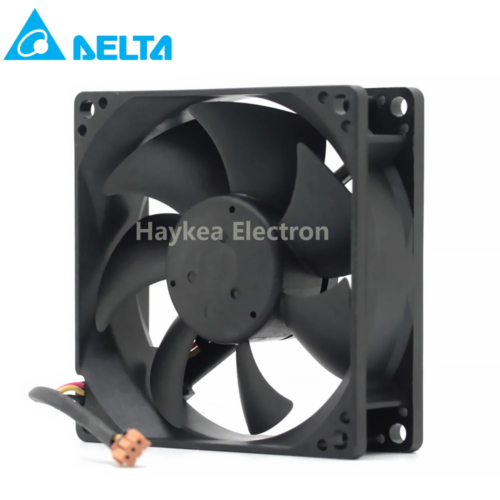 Original for delta AUB0812H-E ROO 12V 0.3A 8CM 3 wire projector axial cooling fan 3000RPM 35CFM