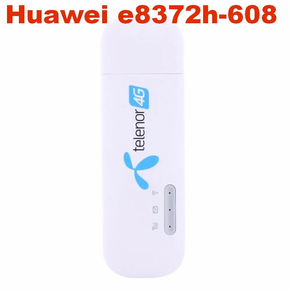 

Original Unlocked 150Mbps Huawei E8372 E8372h-153 4G LTE Wifi Modem dongle CAT4 USB stick data card PK E3276S-920 E8372H-608