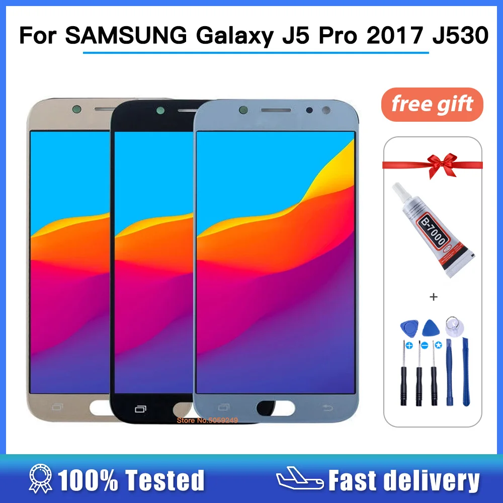 J530 Lcd J530F Lcd Per Samsung Galaxy J5 Pro 2017 J530 J530F Sm-J530F Display Lcd Touch Screen Digitizer Per Samsung J5 Pro 2017