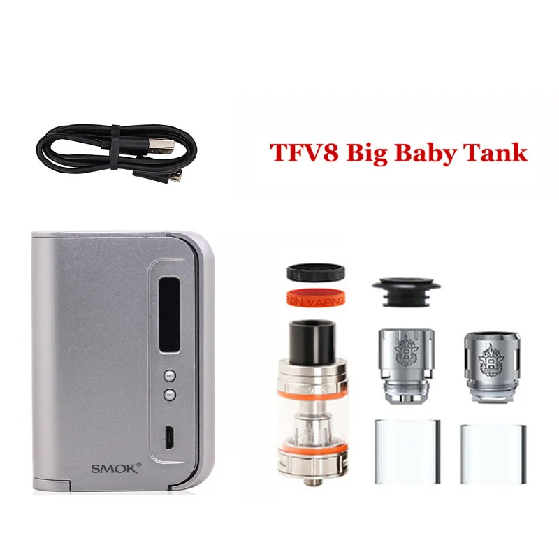 Оригинальный боксмод SMOK OSUB King 220 Вт 5 мл TFV8 Big Baby Tank вейп комплект электронной