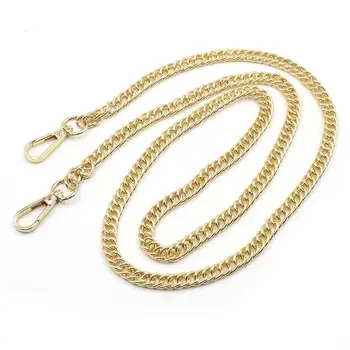

120cm DIY Chain Strap Handbag Chains Accessories Purse Shoulder Crossbody Replacement Straps with Metal Buckles