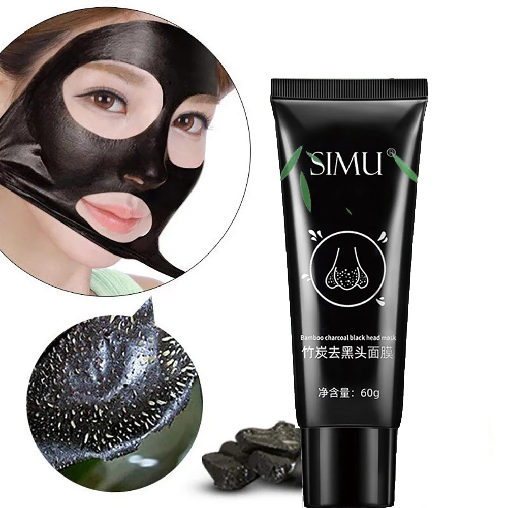 Facial Blackhead Remover Mask Cream Skin Care Shrink Pores Acne Black ...