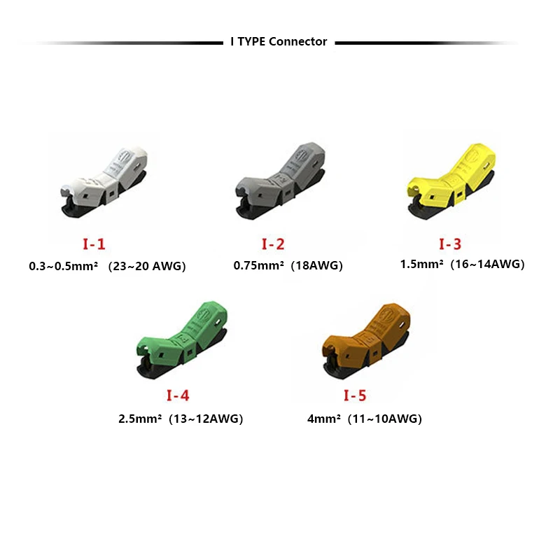 JOWX I-1/2/3/4/5 проводов разъем проводки прямой связи, не клещи для удаления клеммной колодки Пресс Тип разъема 0,3~ 4mm2 23~ 10AWG