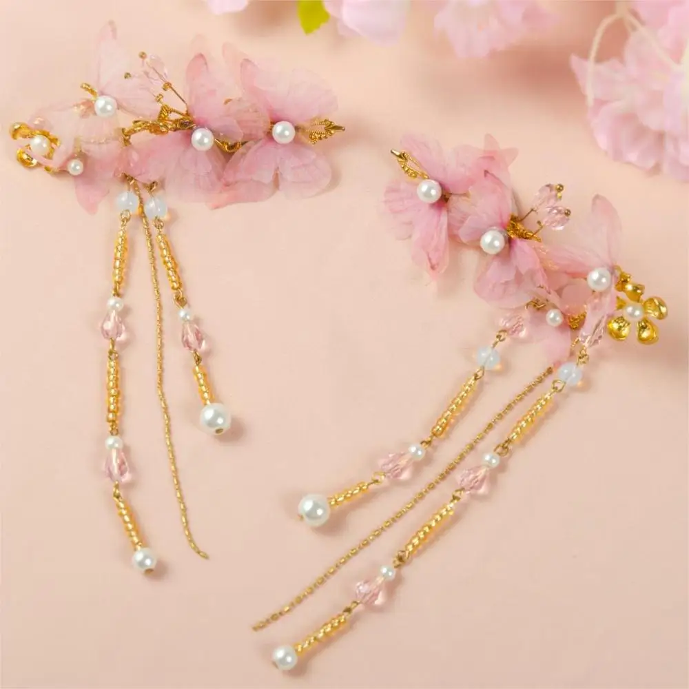 Hanfu древний стиль с боковыми клипсами на кисточкой классические аксессуары для