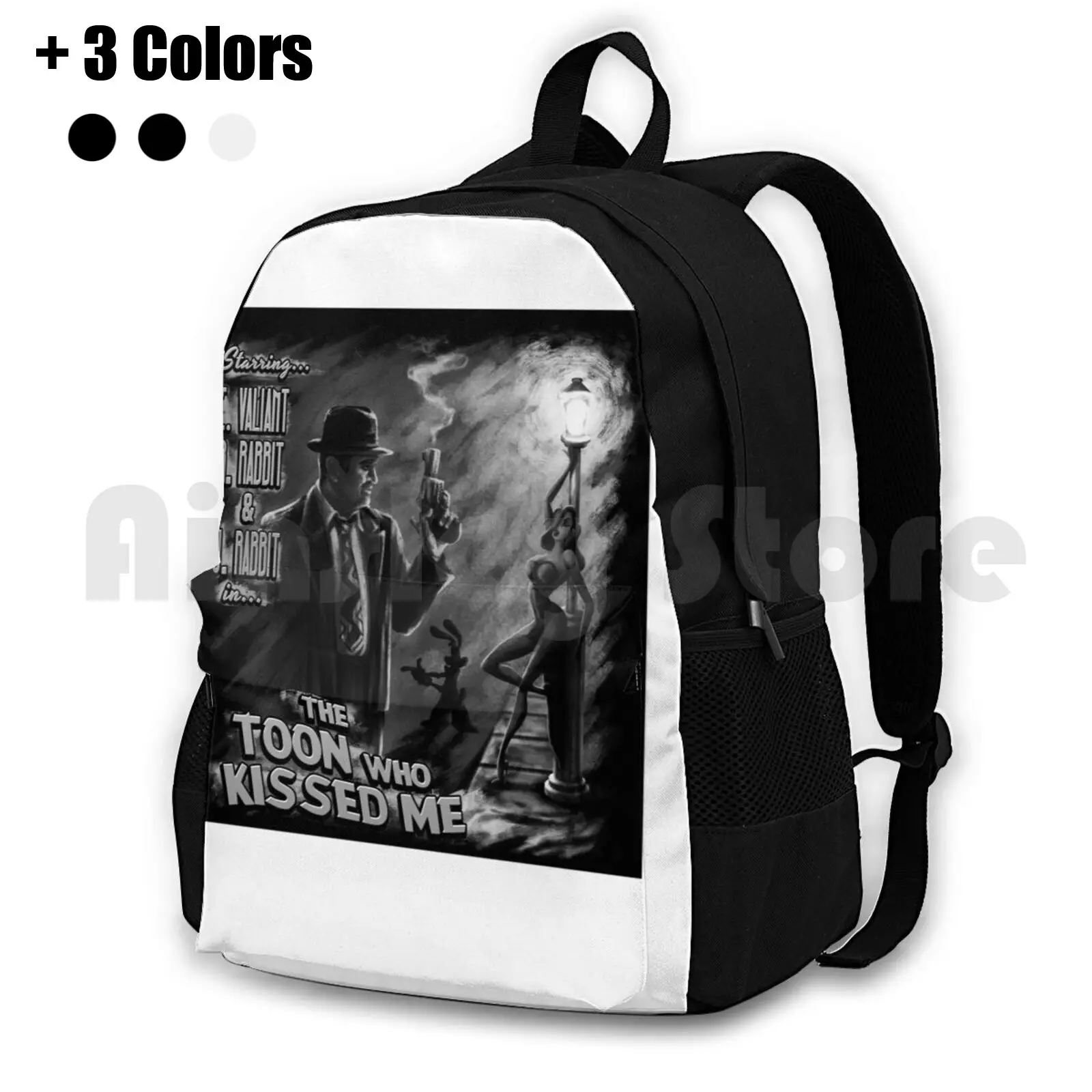 The Toon Who Kissed Me ( B&ampW ) Outdoor Hiking Backpack Riding Climbing Sports Bag Rabbit Eddie 80S Movies Toons Cartoon | Багаж и сумки