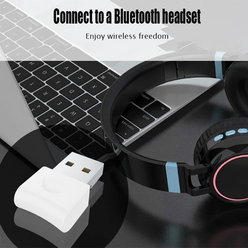 Asunflower USB Bluetooth V5.0 адаптер ключ для PS4 компьютера ПК мышь Aux аудио Bluetooth 5,0 музыкальный приемник с динамиком