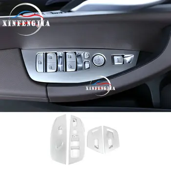 

For BMW X3 G01 18-19 X4 G02 2019 4pcs Chrome ABS Door Armrest Window Lift panel Trim