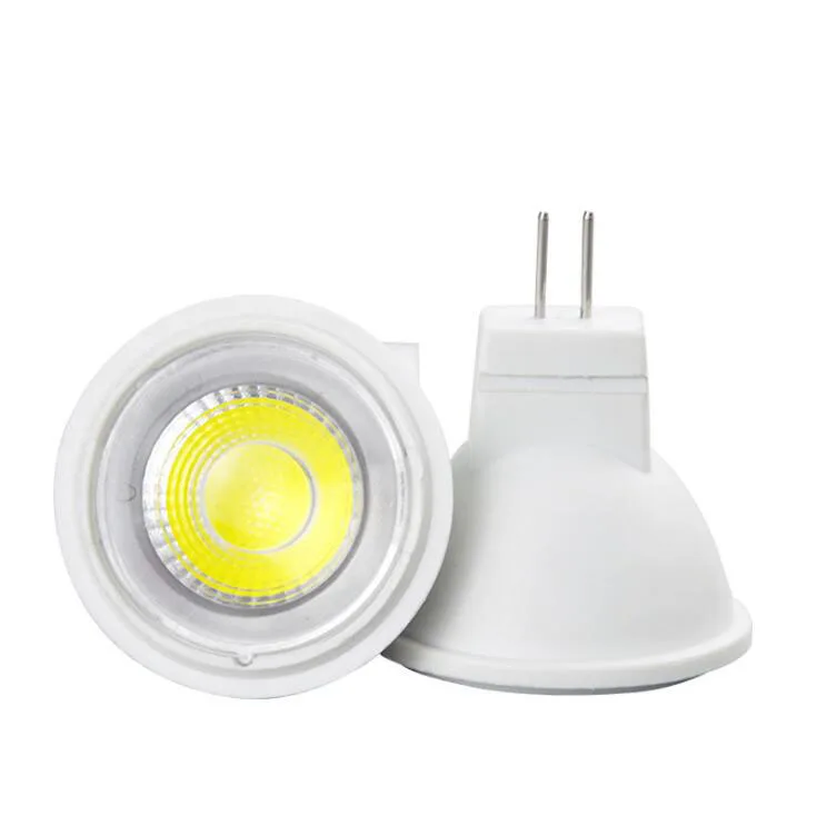 MR11 COB Светодиодная лампа AC/DC12V Bombillas Точечный светильник Lampara