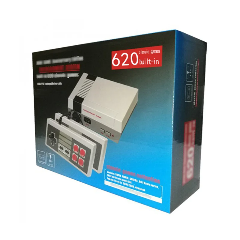 

NES-620 Red And White Game Console Video Game Console Upgraded 8-Bit Game Console Europe And America Version FC Red And White Ma