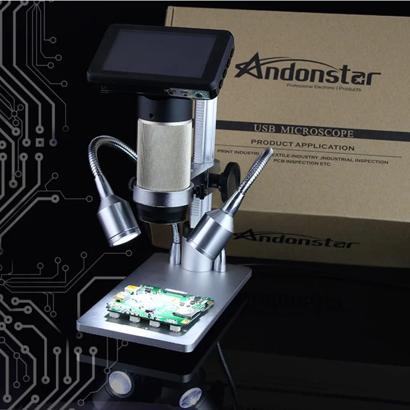 Цифровой микроскоп Andonstar ADSM201 HDMI 1080P для пайки и ремонта телефонов проверки