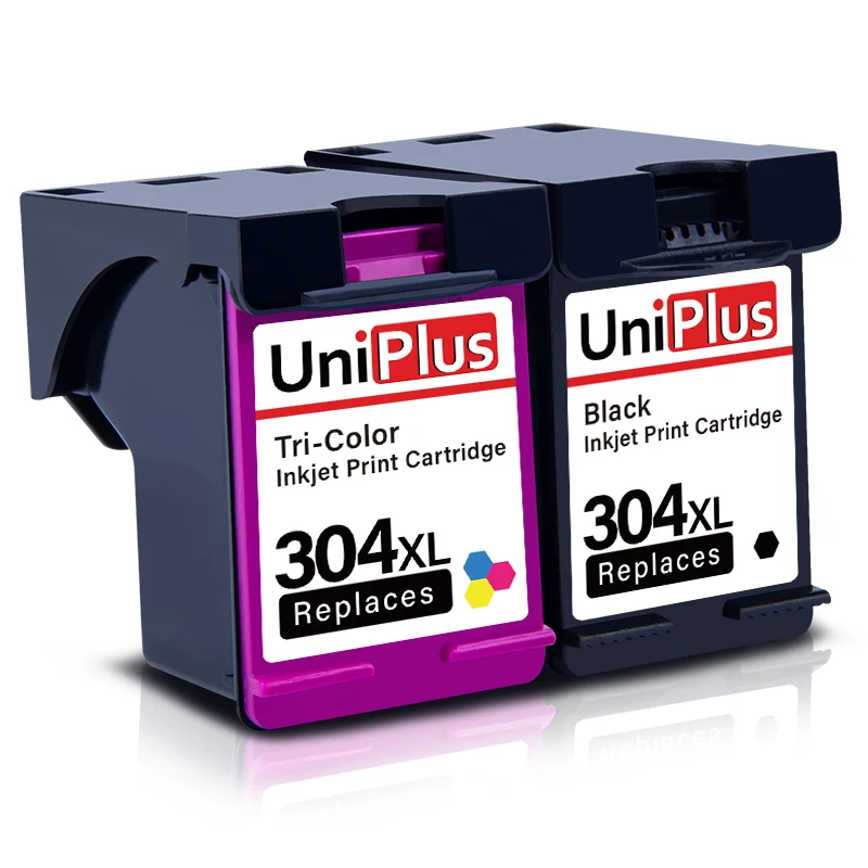 UniPlus 304XL чернильный картридж подходит для HP 304 hp XL черные трехцветные чернила AMP 100