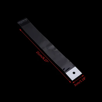 

100 Pcs/Set Plastic Packing Bags Transparent Self Adhesive Jewelry Poly Seal X7JB