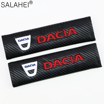 

New Car Styling Car Protect Shoulders Seat Belt Cover Case For Dacia Duster Logan Sandero Lodgy Pads Car Accessories Interior