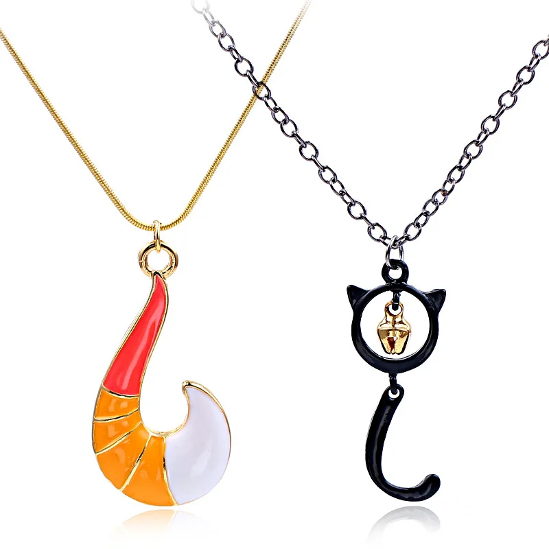 

Ladybug Black cat Alloy pendant necklace Fashion hanging accessories Creative gift for kids Party favors