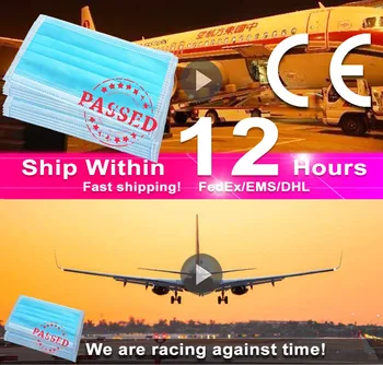 

Cert Official Group Dropshipping Disposable Protective Face Mask 3-layer Meltblown Facial PPE Ship within 18 Hours kids pollutio