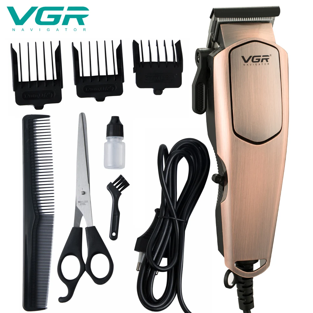 

VGR Multi-Function Hair Clipper Set Rechargeable Electric Razor Men's Beard Razor Electric Hair Trimmer Barber Carving Tool