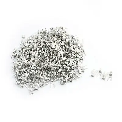 

400PCS SNB5.5-4 SNB5.5-5 Wire Connector Non Insulated Fork Terminals