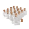 wholesale 100 pieces 4ml 22*28mm Glass Bottles with Cork Stopper Mini Glass Jars Glass Vials for DIY Crafts Gift 1