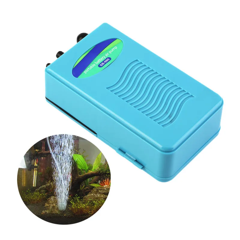 Portable Aquarium Battery Backup Operated Air Pump Aerator Aquarium