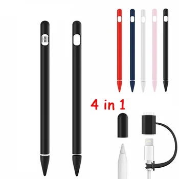 

Soft Silicone Compatible Case for Apple Pencil Compatible for IPad Tablet Touch Pen Stylus Protective Sleeve Cover