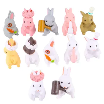 

12Pcs Miniature Doll Fairy Garden Landscape Ornament Flower Pot Decor