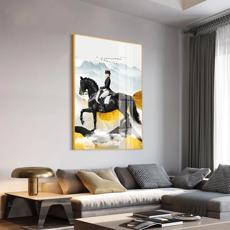Modern HD Horse Posters And Prints Canvas Painting Wall Art Pictures For Living Room Animal Fashion Nordic Style Home Decor