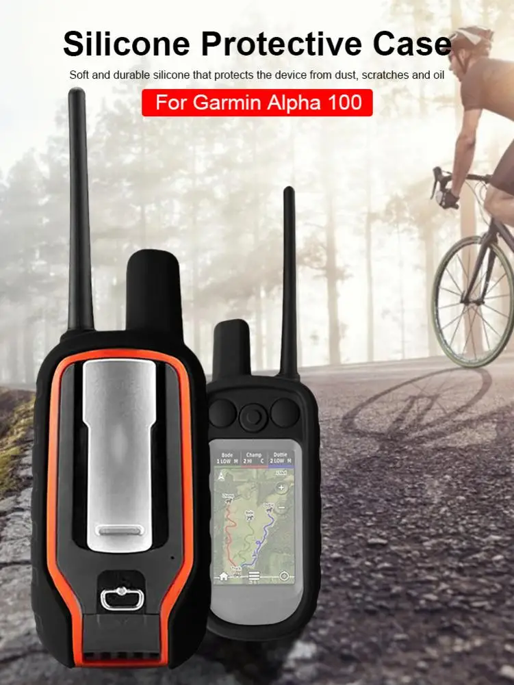 Защитный силиконовый чехол для Garmin Alpha 100 ручной GPS прочный мягкий тпу защитный