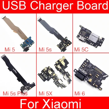 

Usb Charging Jack Port Board For Xiaomi Mi 5 5c 5s Plus 5X 6 6X Charger Dock Connector Board Module For Mi A1 A2 Repair Parts