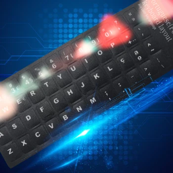 

Portuguese Language Notebook Keyboard Cover Sticker Layout Black For PC Mac Portuguese Keyboard Stickers Layout for Pc Cover