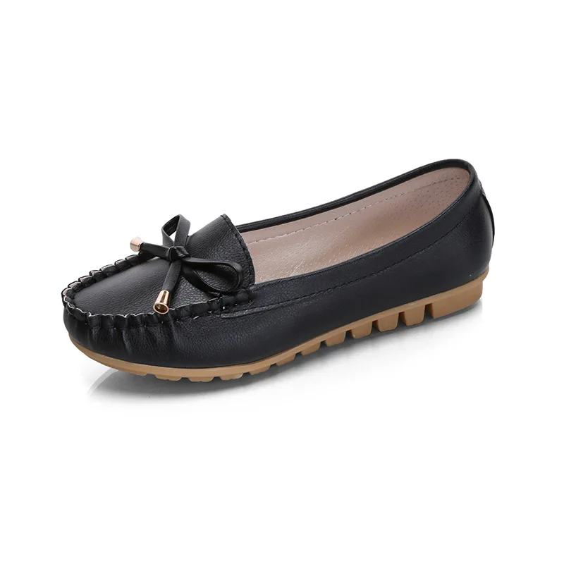 

WOMEN'S Shoes Spring New Style Simple Casual Shoes Flat Slanted Heel Shoes Soft Bottom Is Comfortable And Versatile Moccosins Wo