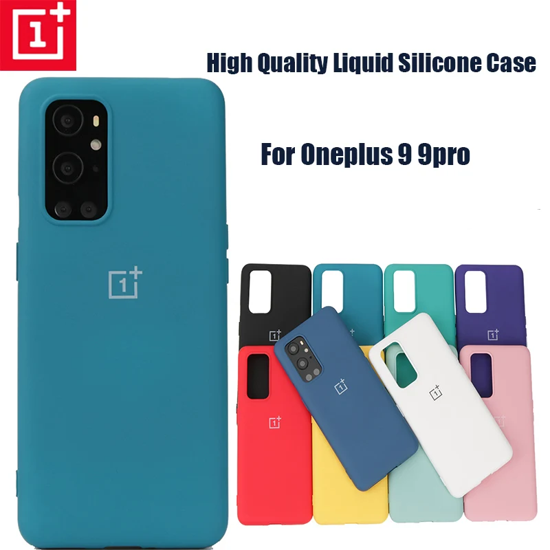 Оригинальный Мягкий силиконовый чехол Oneplus 9 pro для One plus тонкая мягкая задняя