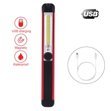 LED Lampe De Travail COB Lumières De Travail Rechargeables avec Base Magnétique 5 Modes LED Lumineuse LED LAMPE DE POCHE Lumière D'inspection Pour La Réparation de voiture