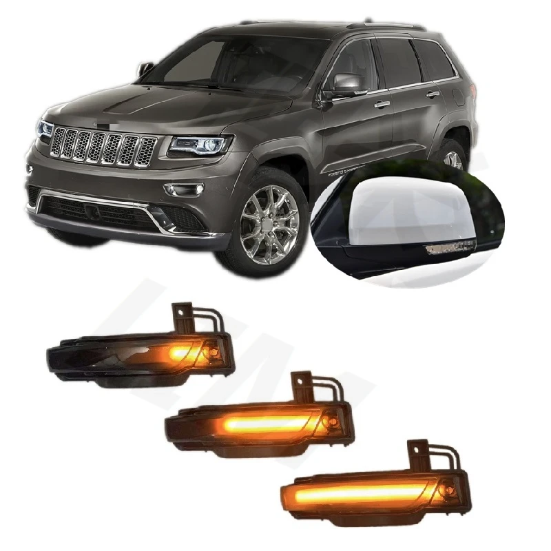 Для Jeep Grand Cherokee MK IV WK2 2011 2012 2013 2014 2015 2016 2017 2018 2019 Динамический светодиодный