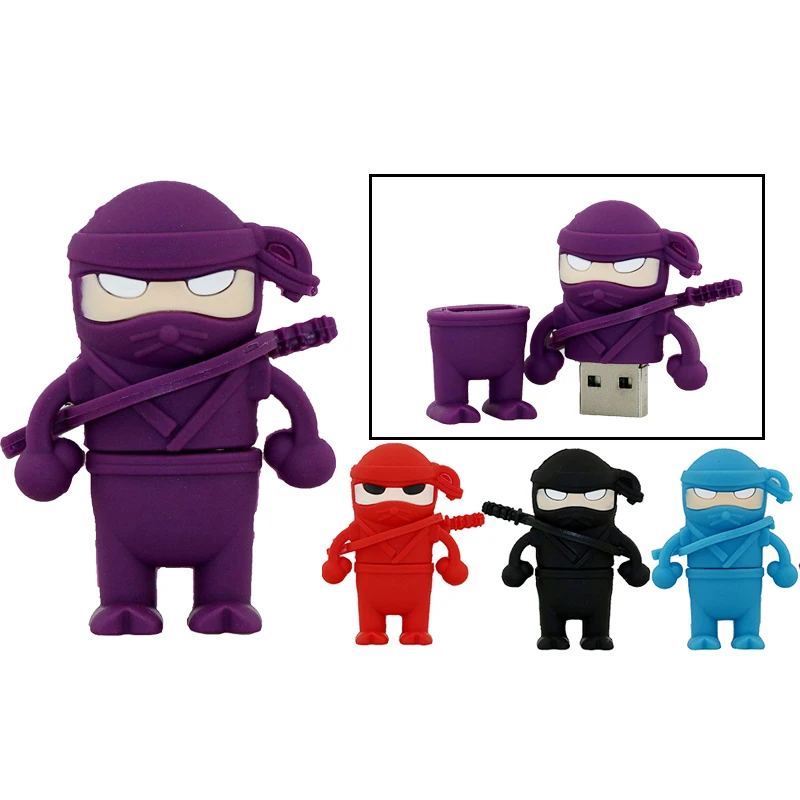 USB-флеш-накопитель в виде ниндзя 4 ГБ 8 16 32 | Компьютеры и офис