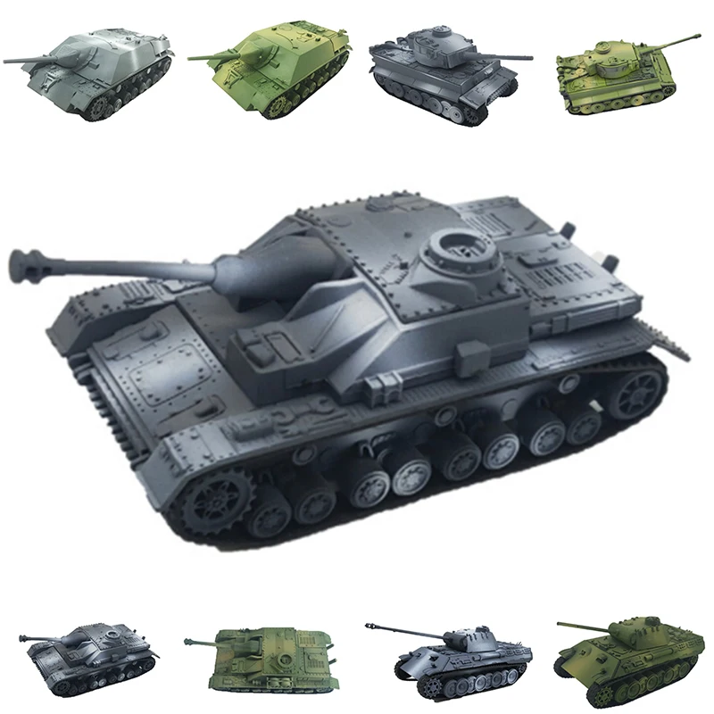 Tiger Model DIY Tank 4D Assembling 1/72 Kit Toy Gift WWII Soldier Panther Fashion Best Nice
