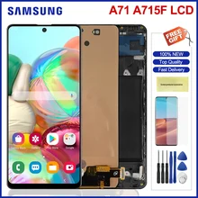 

NEW 6.7'' Screen For Samsung Galaxy A71 Lcd Display Touch Screen Digitizer Assembly With Frame For Samsung A715 A715F A715W