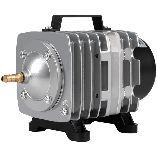 

10pcs wholesale 35W 65L/min Electromagnetic air compressor portable koi fish tank bubble Aquarium air pump pond aerator