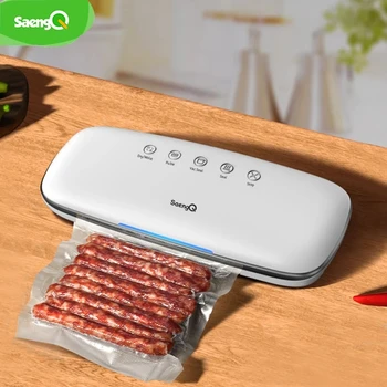 SaengQ 식품 진공 실러 기계, 식품 보관용 수비드 진공 실러, 식품 포장기, 진공 포장용 진공 백
