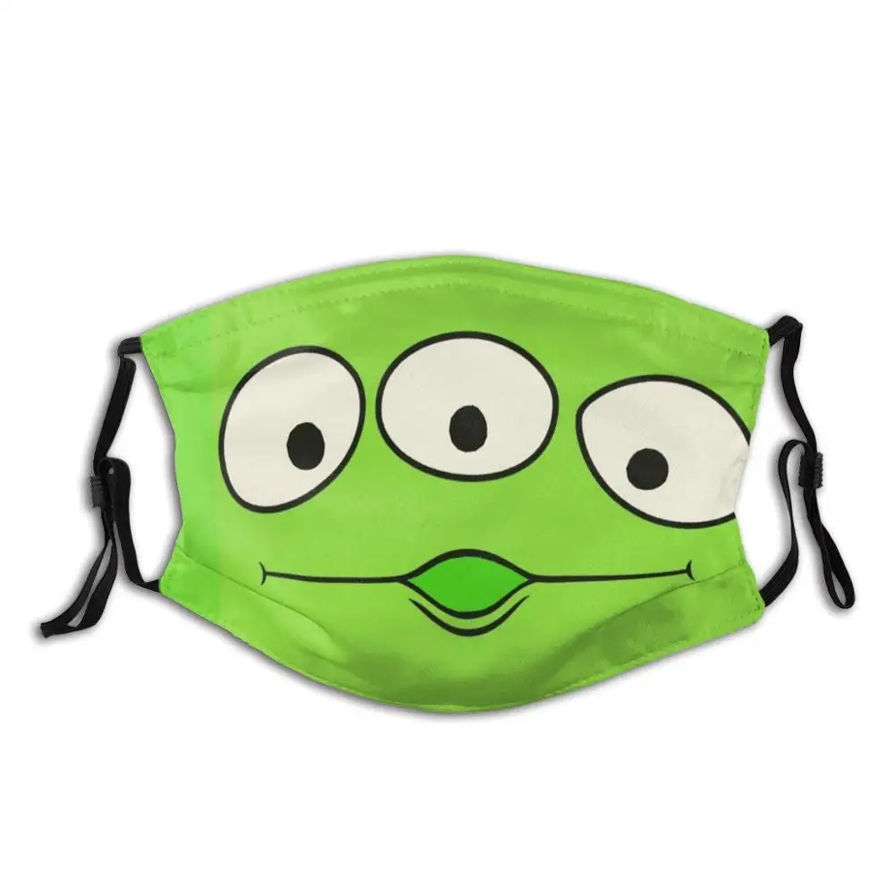 

Sweet Alien! Funny Cool Cloth Mask Green Smile Toy Toys Buzz Woody Cartoon Movie