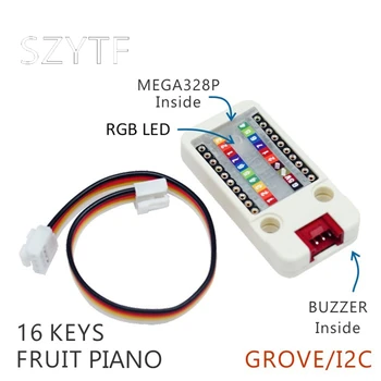 

M5Stack Universal Creative Ideas Piano Keyboard Fruits STEAM Kit With RGB LED