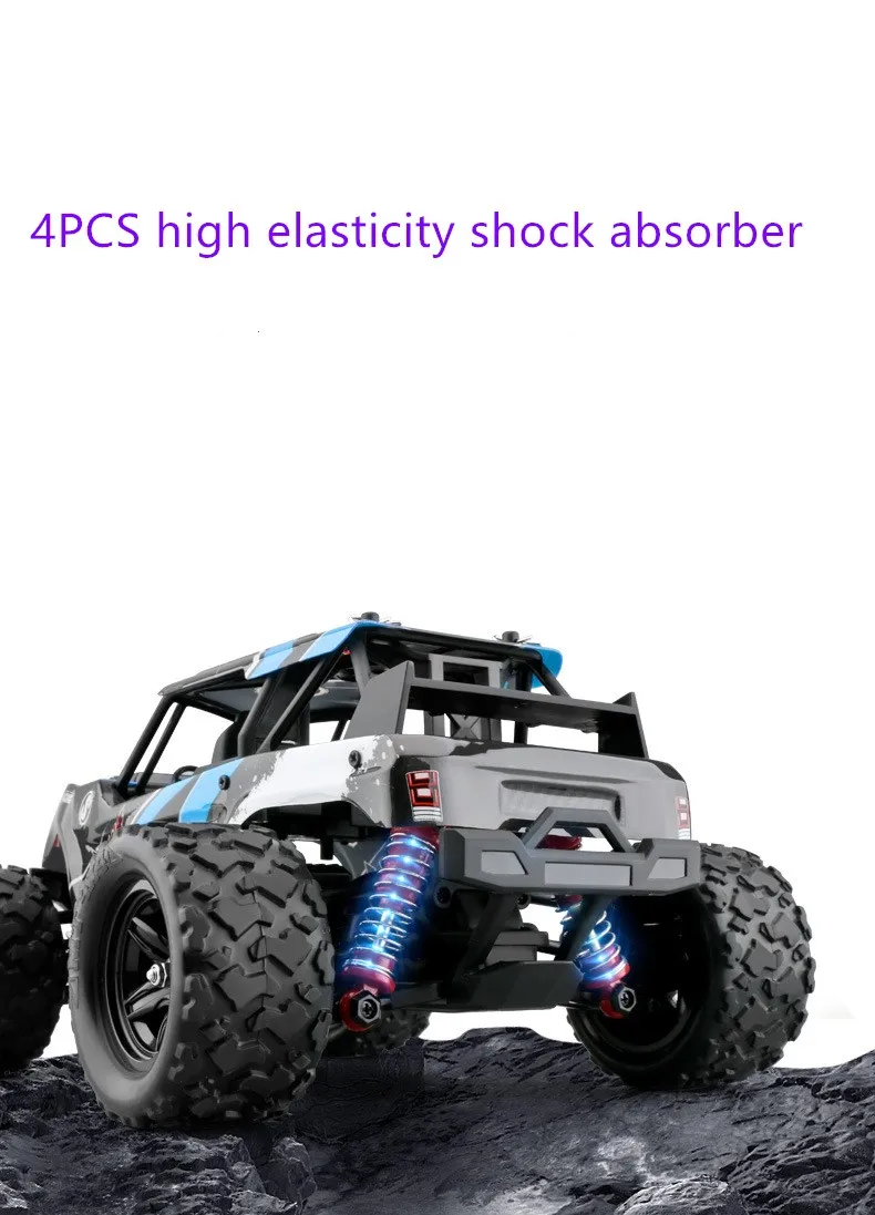 50 км/ч Quattro высокоскоростной Радиоуправляемый автомобиль 1:12 4WD 2,4 г Bigfoot с дистанционным управлением Багги внедорожный автомобиль скалолазание грузовик детская игрушка подарок джипы
