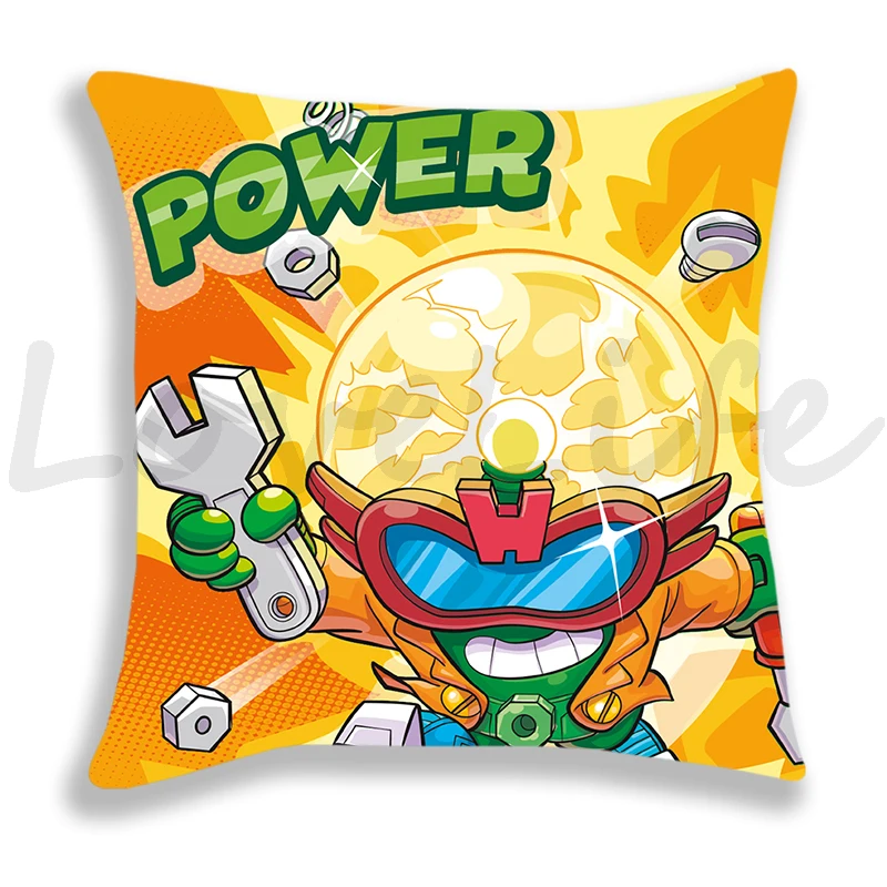 Pillow Case Superzings Christmas 45x45 Super Zings Series 8 Pillow Cover Kids Sofa Cushion Covers Cartoon Pillowcover cushion cover pillow case cover nursing pillow cover baby pillow cover