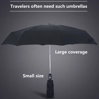 

Small Folding Umbrella Automatic Women Portable Household Wind Resistant UV Protection Umbrella Sonnenschirm Men Parasol EA60YS