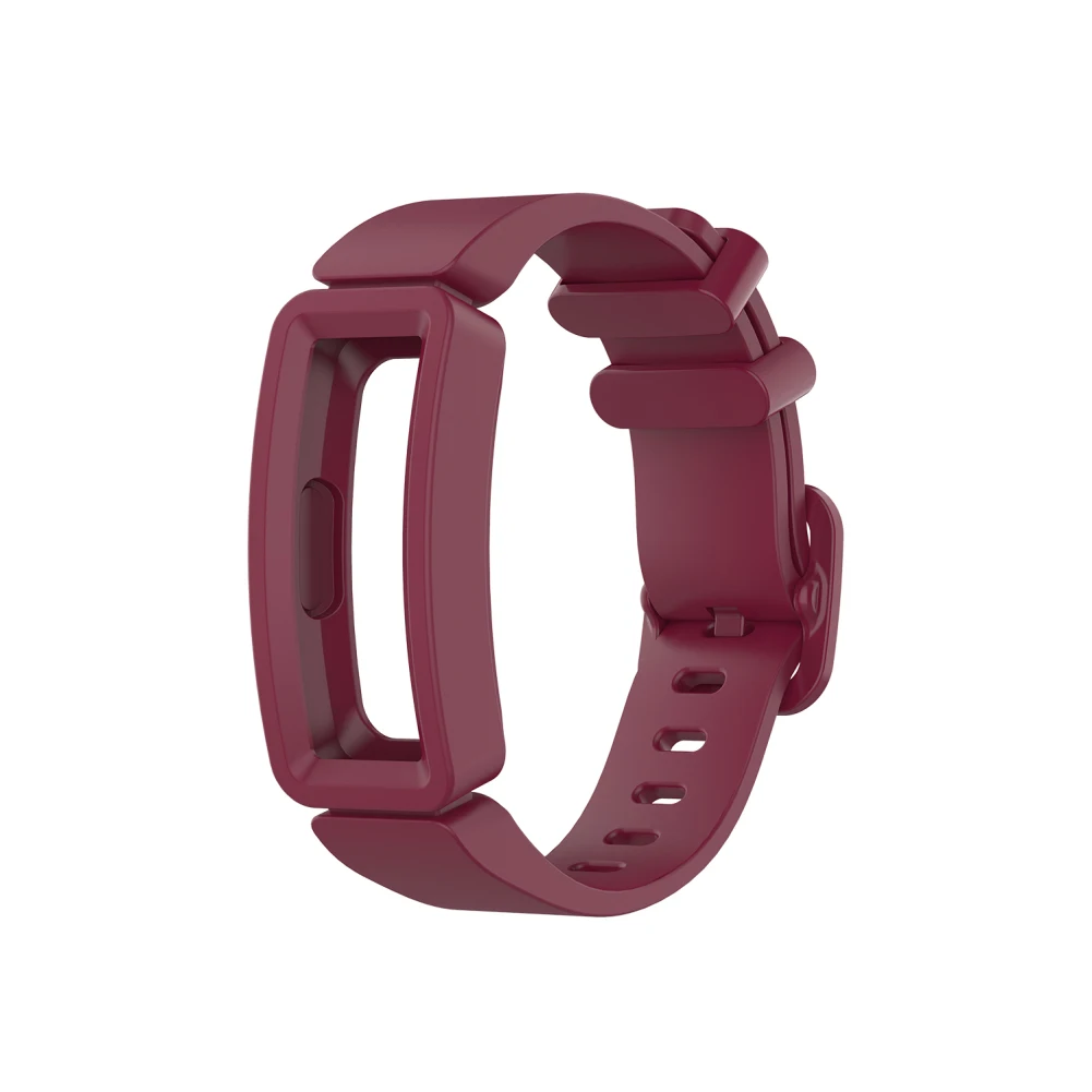 Смарт часы Сменные аксессуары для Fitbit Ace2 Браслет Анти-потеря силиконовый ремешок Inspire HR One защитный корпус браслет - Цвет: 05 WIRE RED