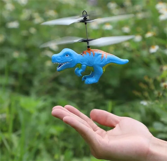 Светодиодный инфракрасный индукционный беспилотный летающий шар, Электрический динозавр с ручным управлением, индукционные игрушки, детские игрушки в подарок