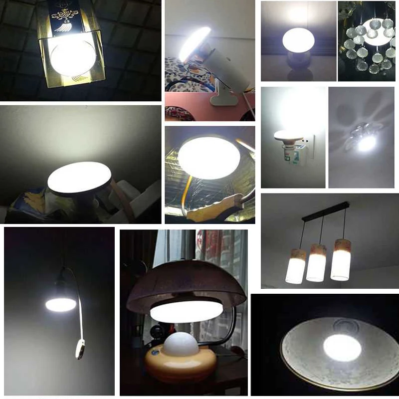 220V 슈퍼 밝은 E27 Led 전구 15/20/30/40/50/60W UFO 모양 실내 차고 주방 거실 조명 Led 조명
