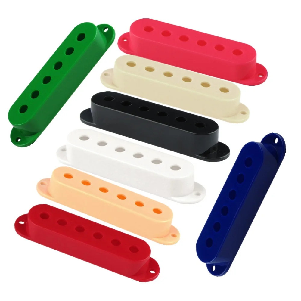 NEW 3pcs Plastic Strat Guitar Pickup Covers Single Coil Covers for