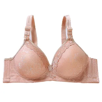 

Women Wire Free Bras Plus Size B Cup Push Up Underwear exy Lace Ladies Brassieres Widened Straps Wireless Bras Big Size